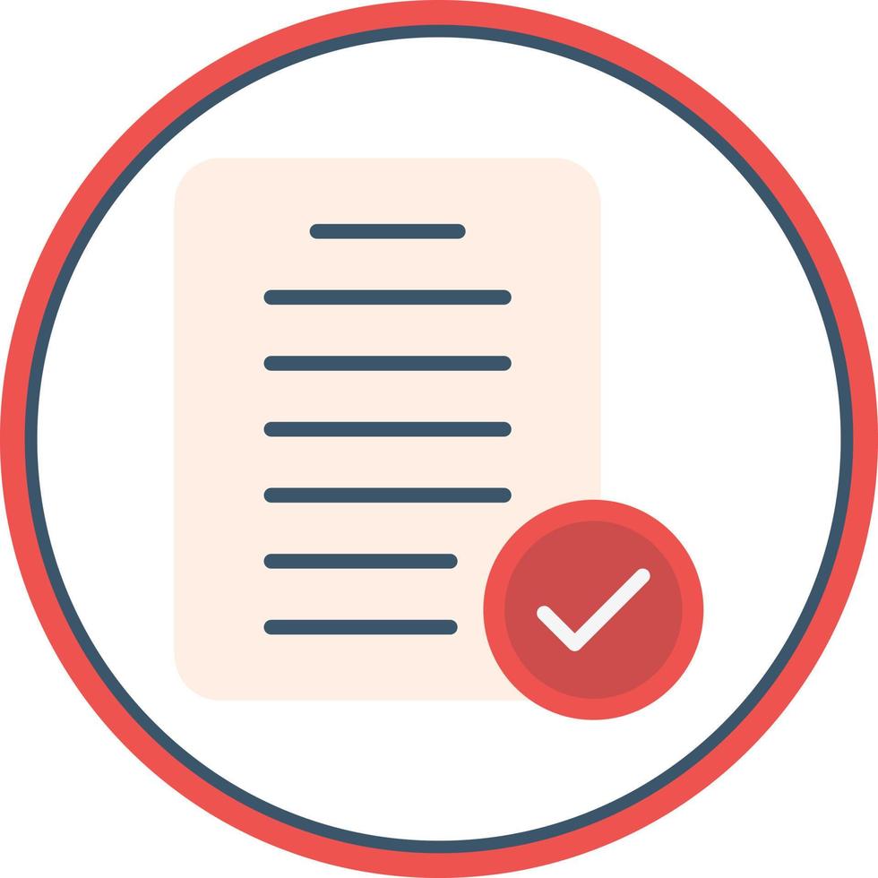 Checked Vector Icon Design