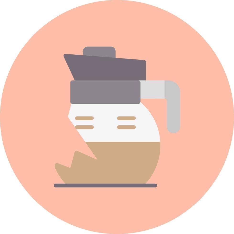 Broken  Coffee Pot Vector Icon