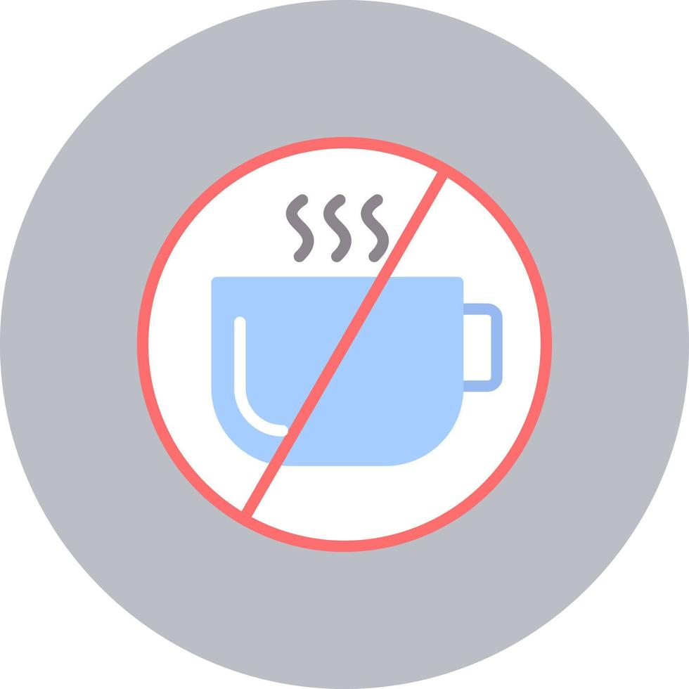 No Coffee Vector Icon