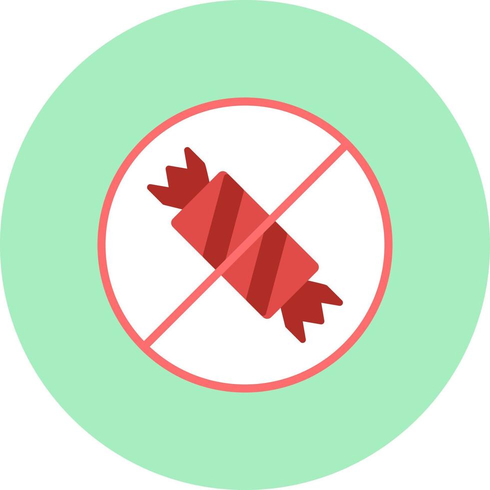 No Sugar Vector Icon