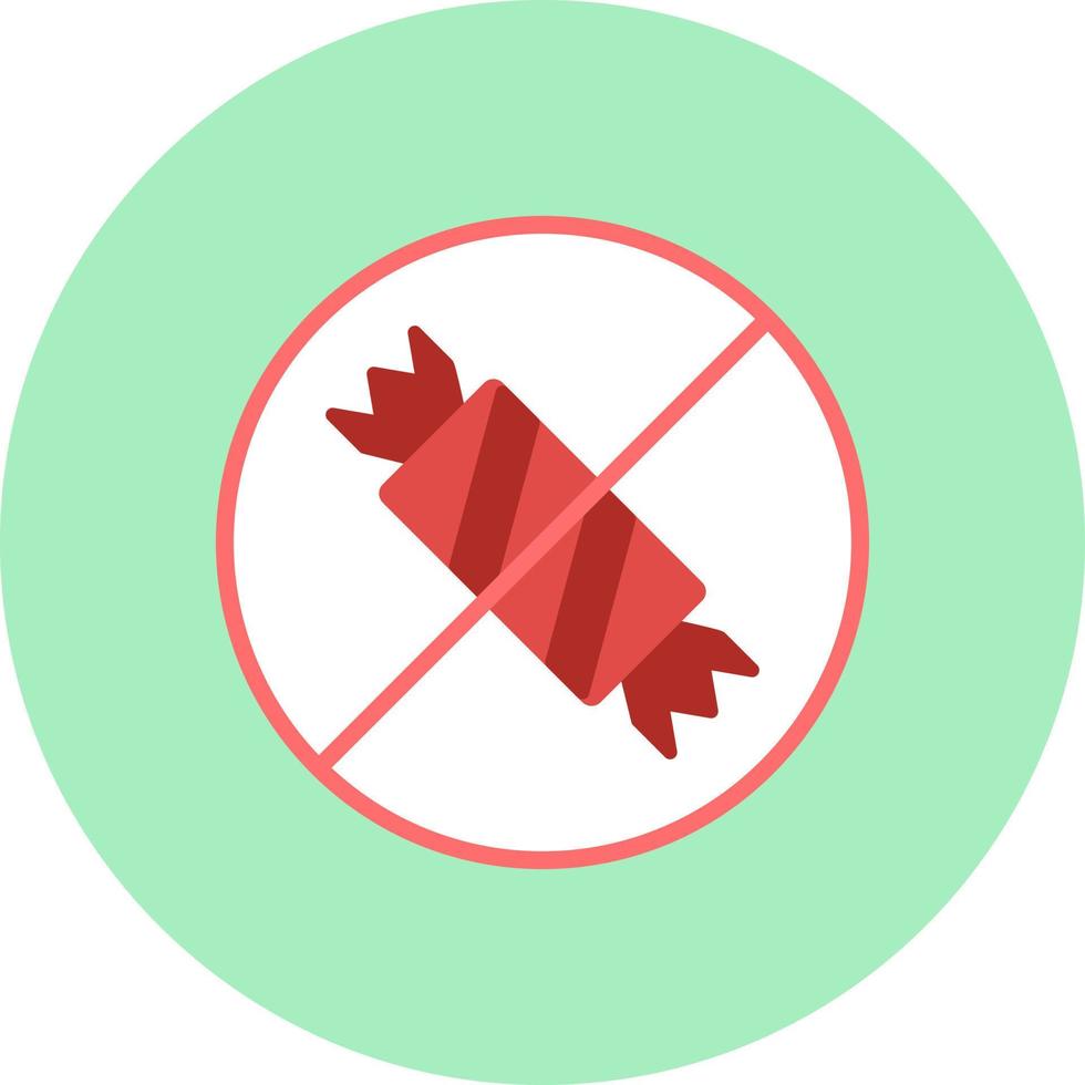 No Sugar Vector Icon