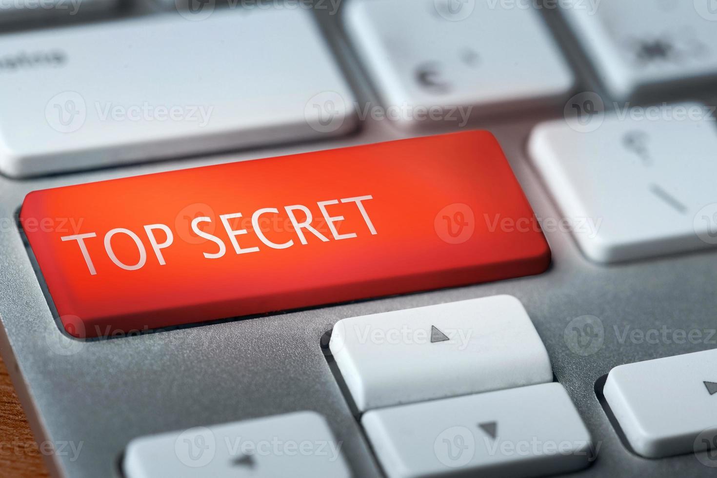 top secret button on keyboard photo