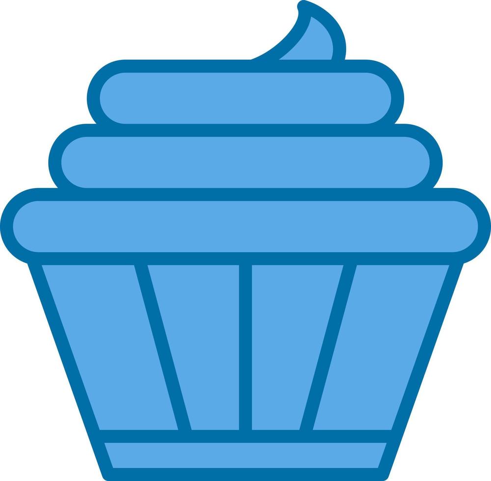 diseño de icono de vector de cupcakes