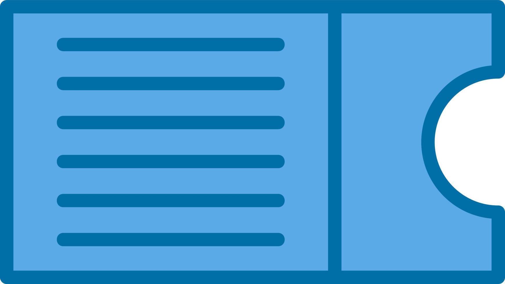Ticket Vector Icon Design