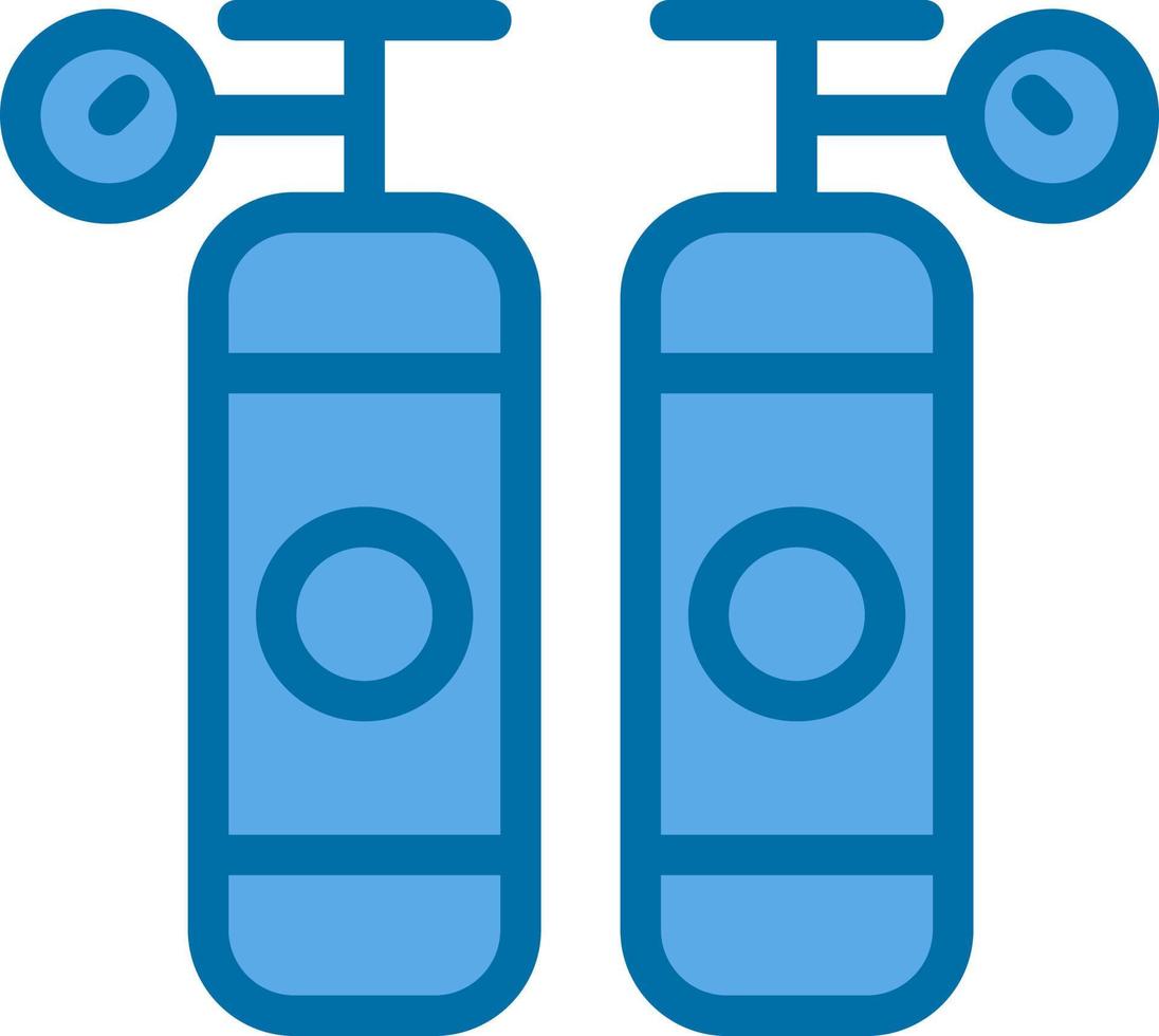 Oxygen Tanks Vector Icon Design