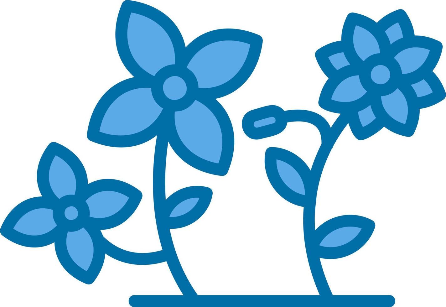 diseño de icono de vector de flores