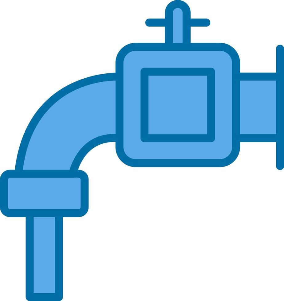 Water Pipe Vector Icon Design