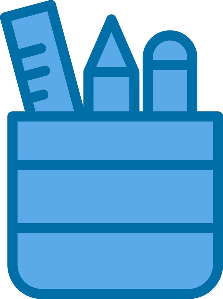 Pencil Case Vector Icon Design