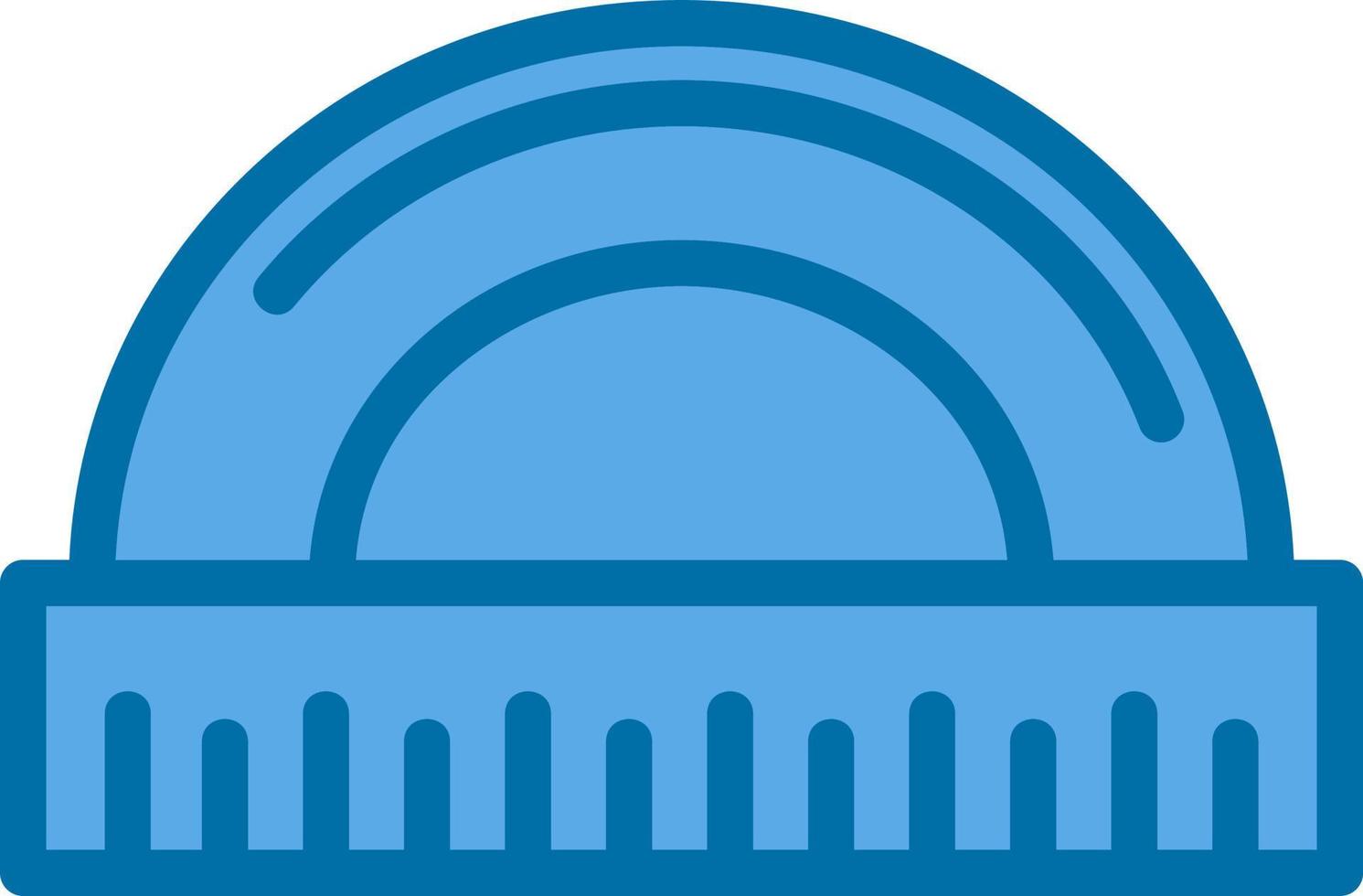 Protractor Vector Icon Design