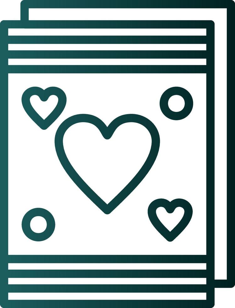 Greeting Card Vector Icon Design