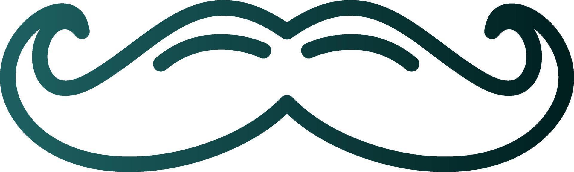 Moustache Vector Icon Design