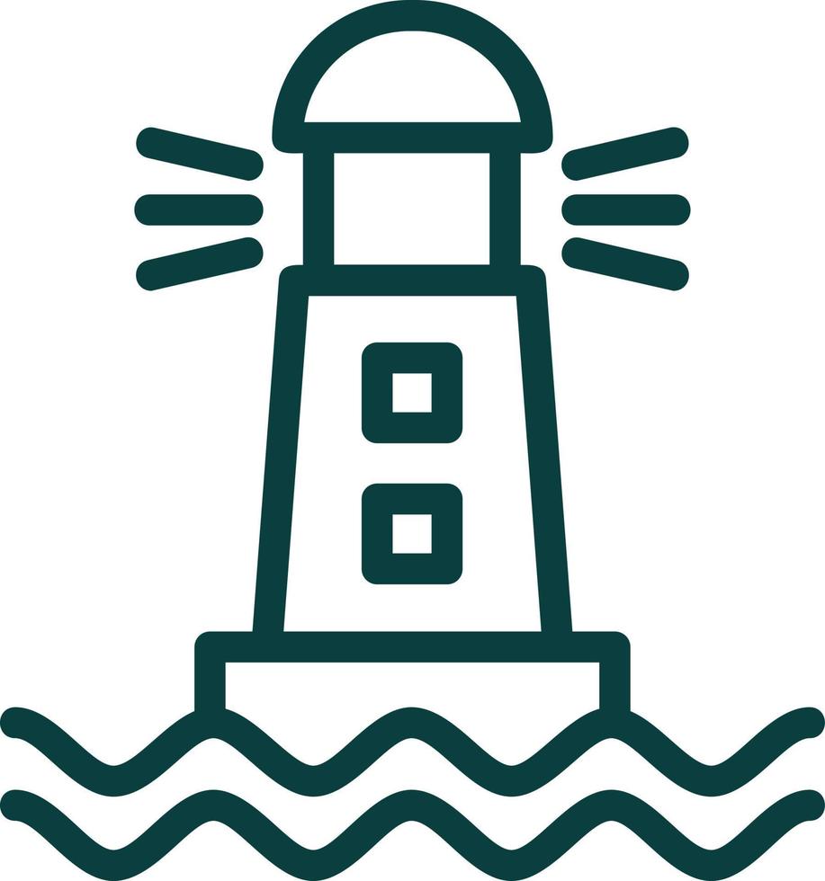 diseño de icono de vector de faro