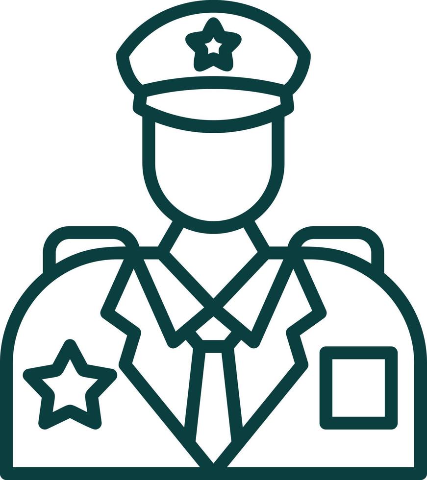 Captain Vector Icon Design