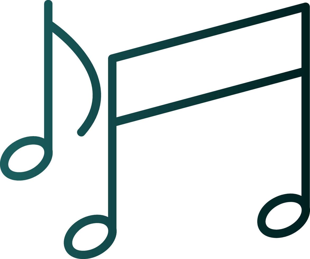 Musical Notes Vector Icon Design