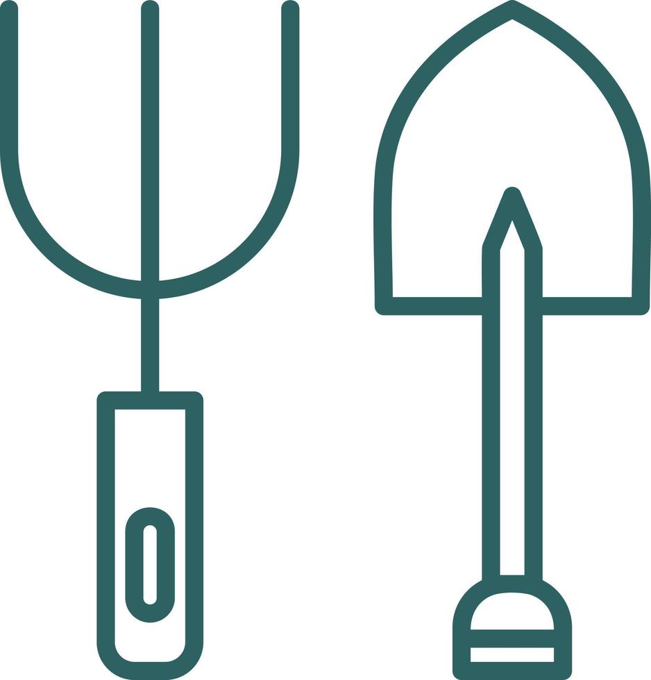Pitchfork Vector Icon Design