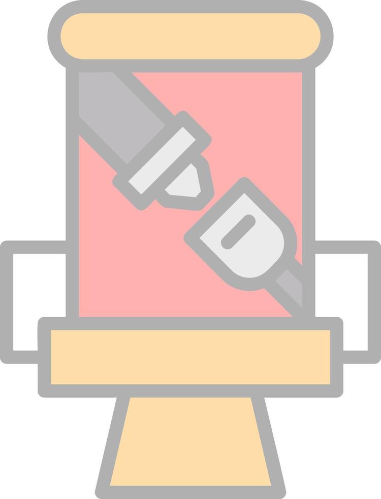 Seat Belt Vector Icon Design