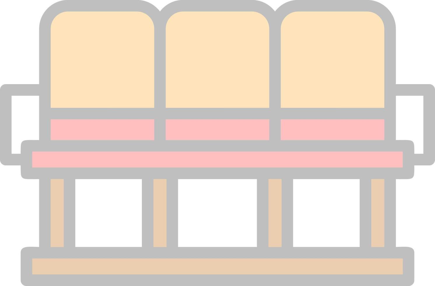 Sitting Area Vector Icon Design