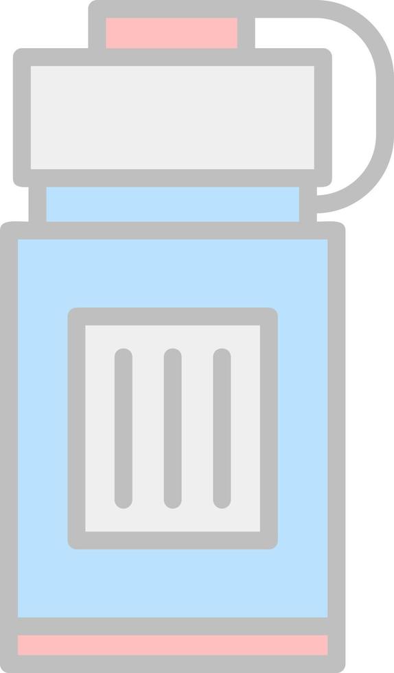 Water Bottle Vector Icon Design