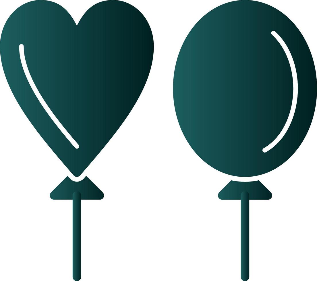 Balloons Vector Icon Design