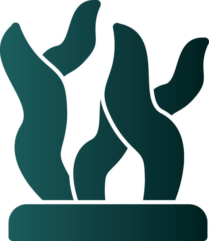 Seaweed Vector Icon Design
