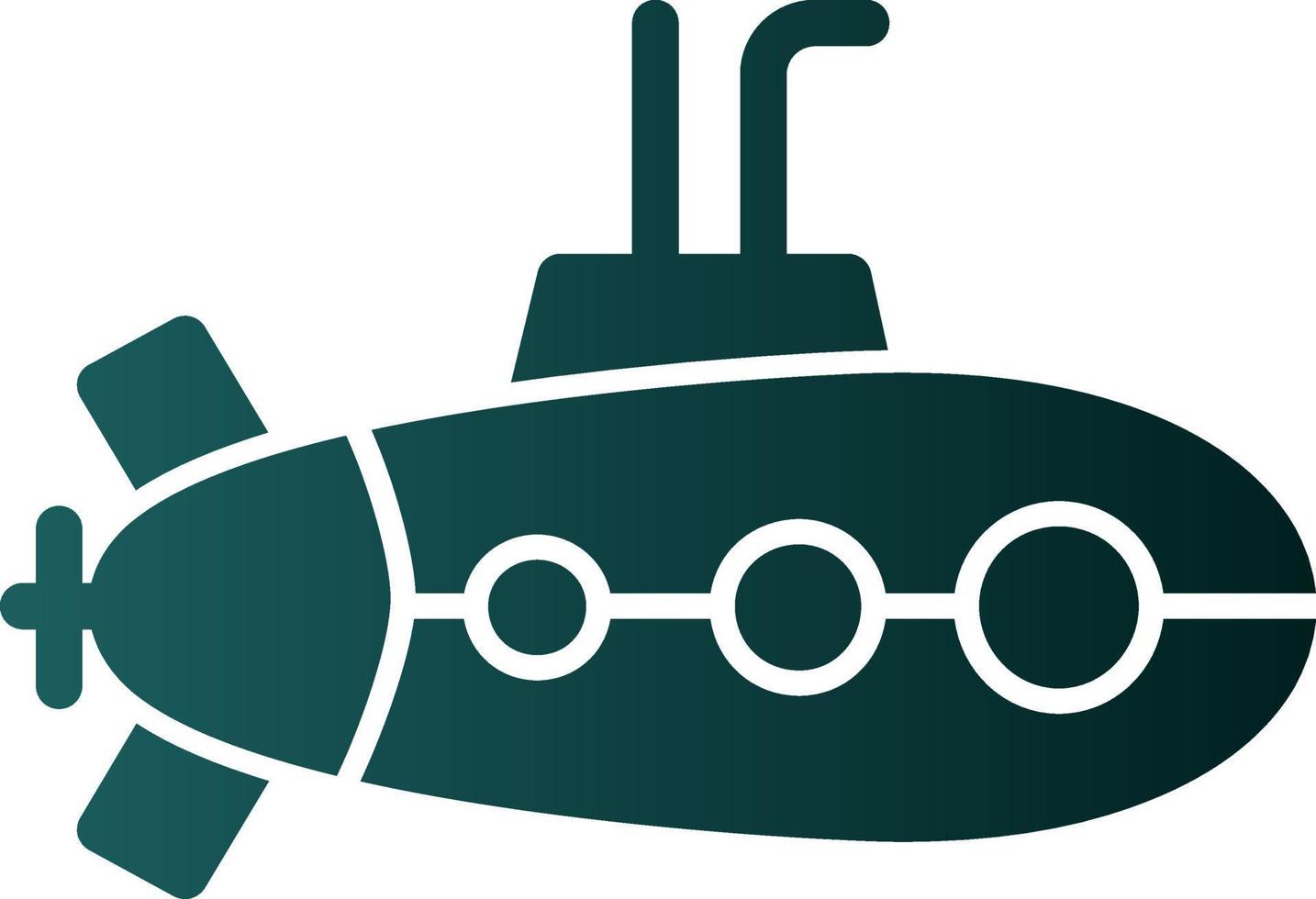 Submarine Vector Icon Design