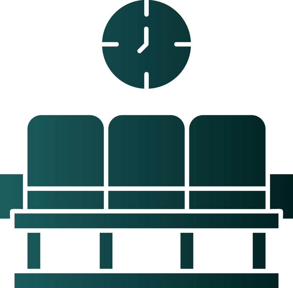 Waiting Area Vector Icon Design