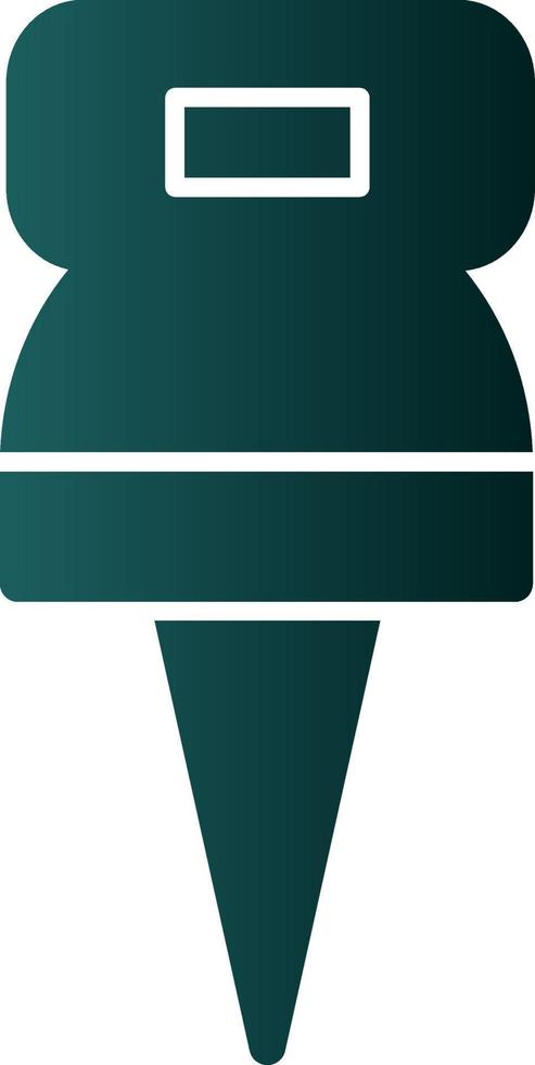 Push Pin Vector Icon Design