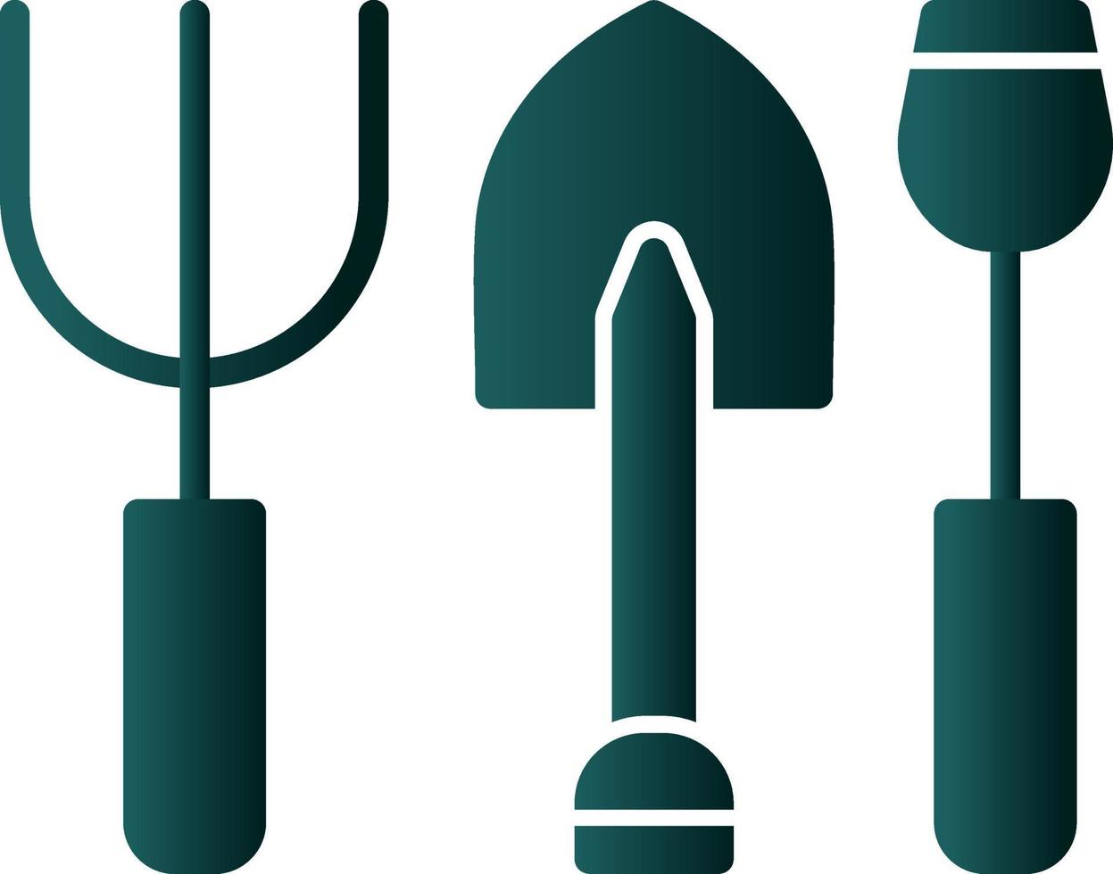 Gardening Tools Vector Icon Design