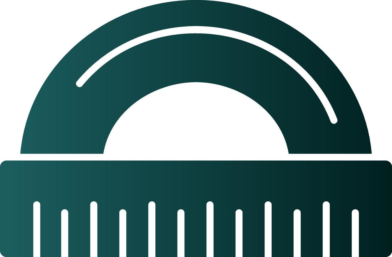 Protractor Vector Icon Design