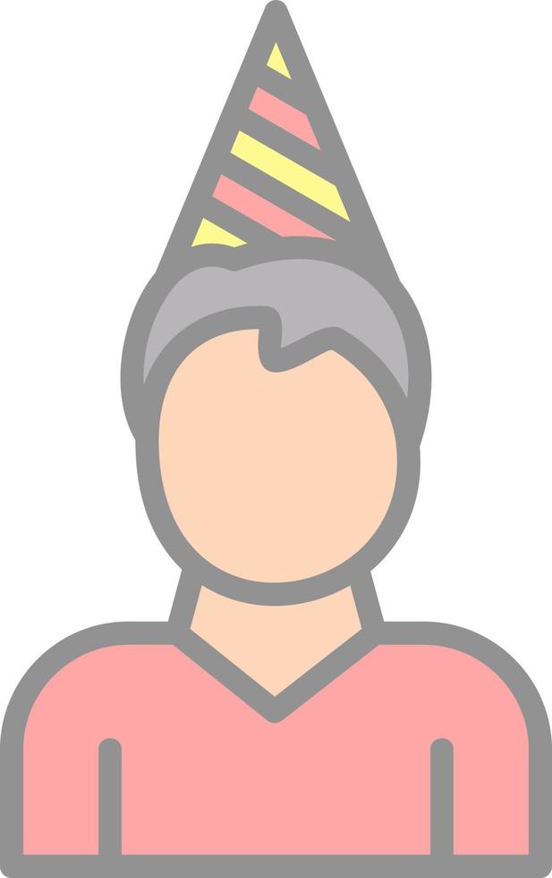 Birthday Boy Vector Icon Design