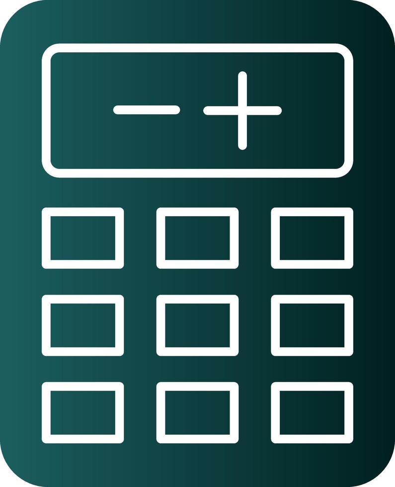 diseño de icono de vector de calculadora