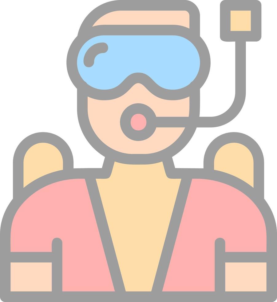 Diving Vector Icon Design