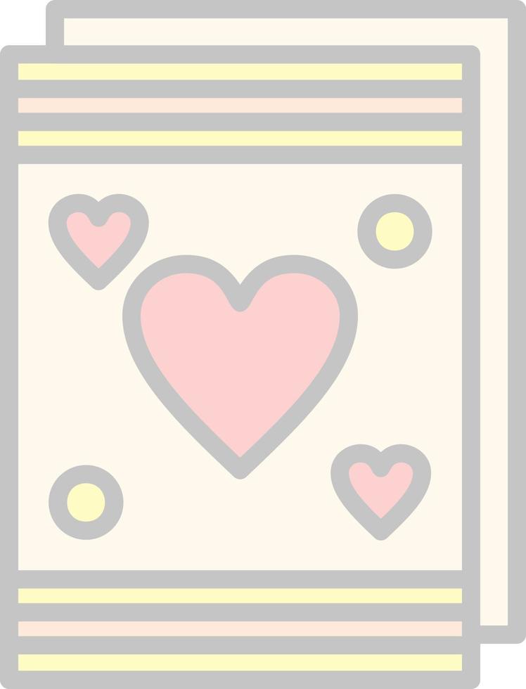 Greeting Card Vector Icon Design