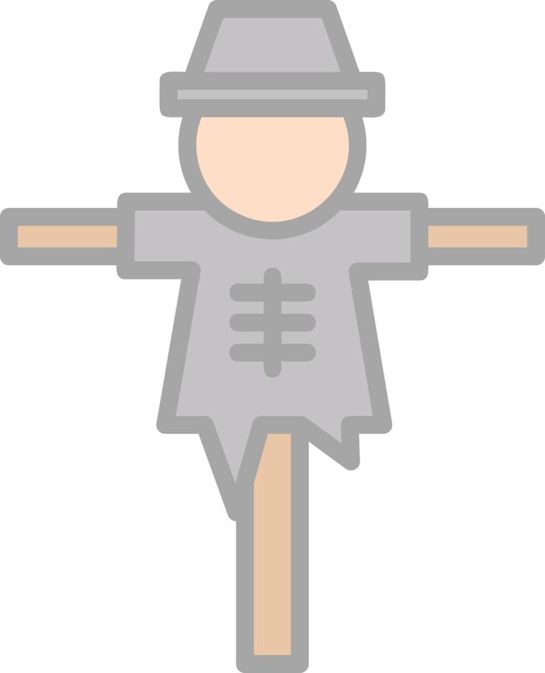 Scarecrow Vector Icon Design