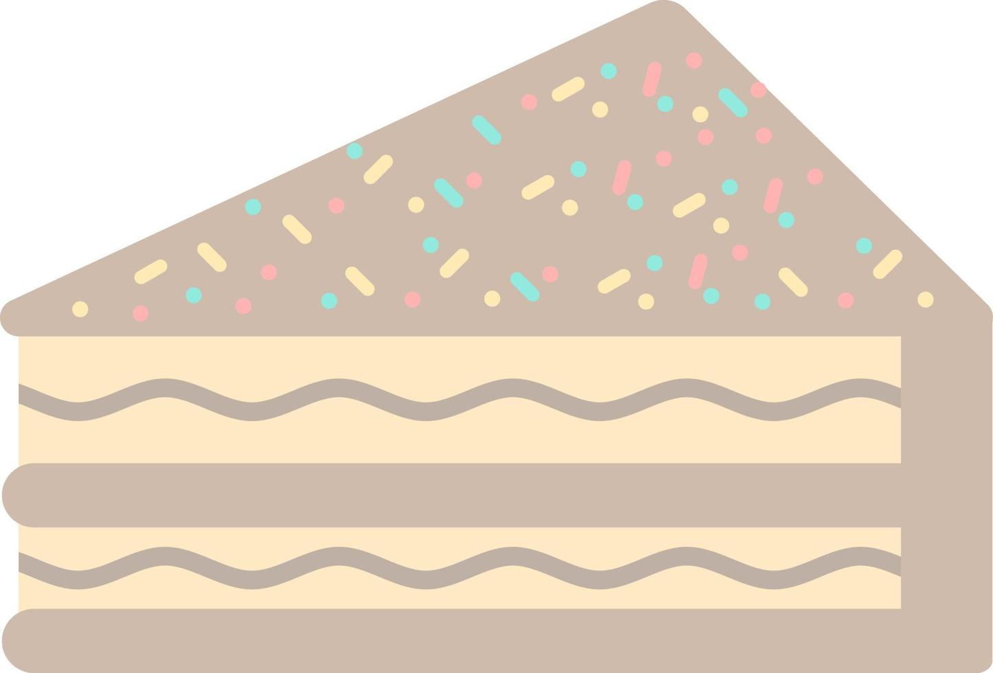 diseño de icono de vector de pastel