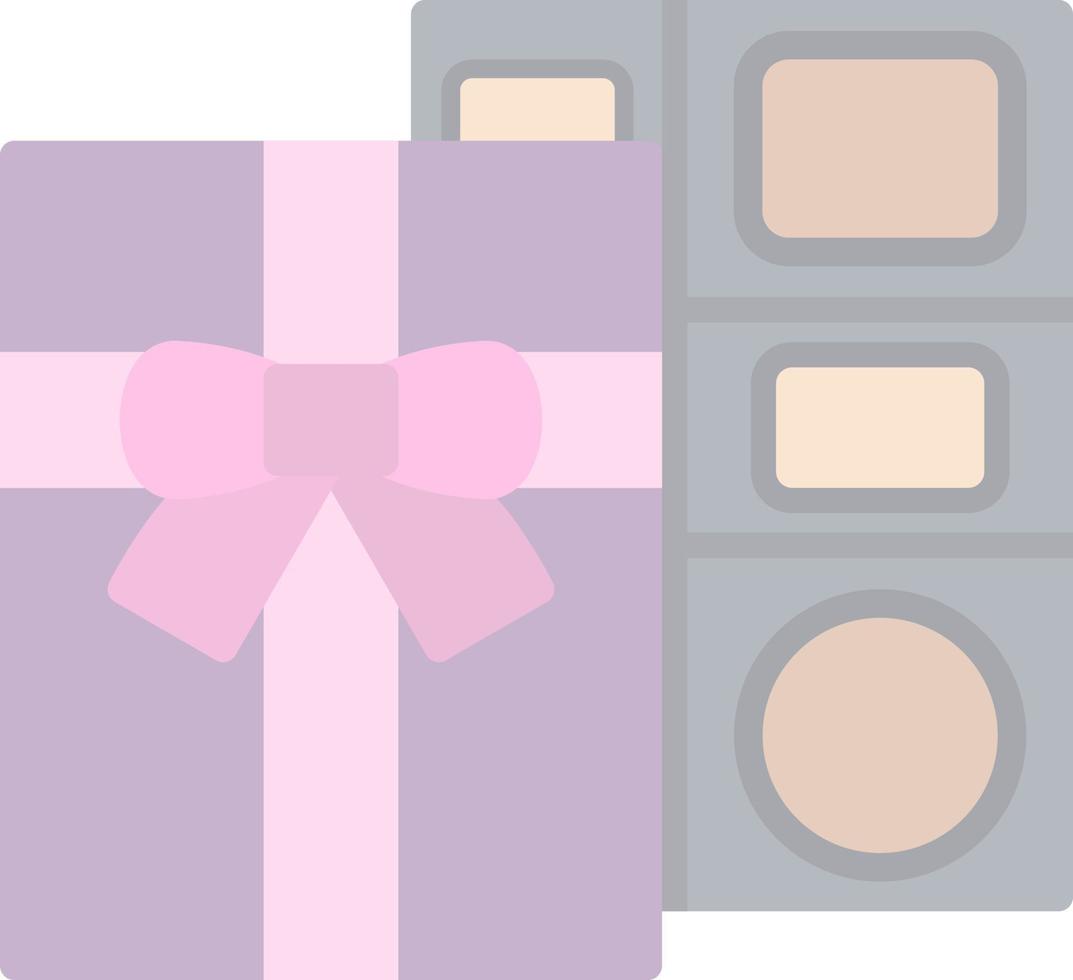 Chocolate Box Vector Icon Design