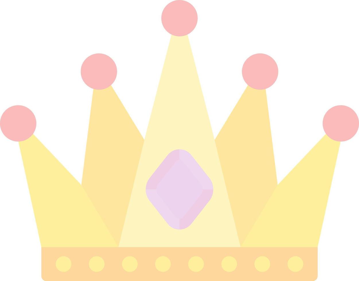 diseño de icono de vector de corona