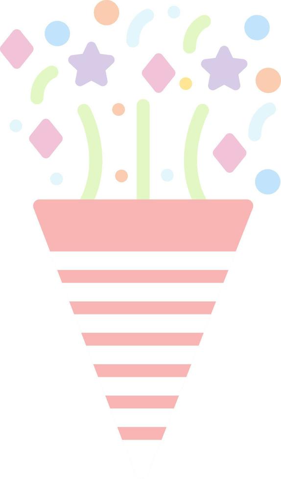 Confetti Vector Icon Design