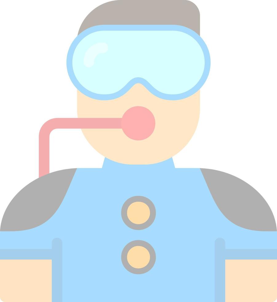 Diver Vector Icon Design