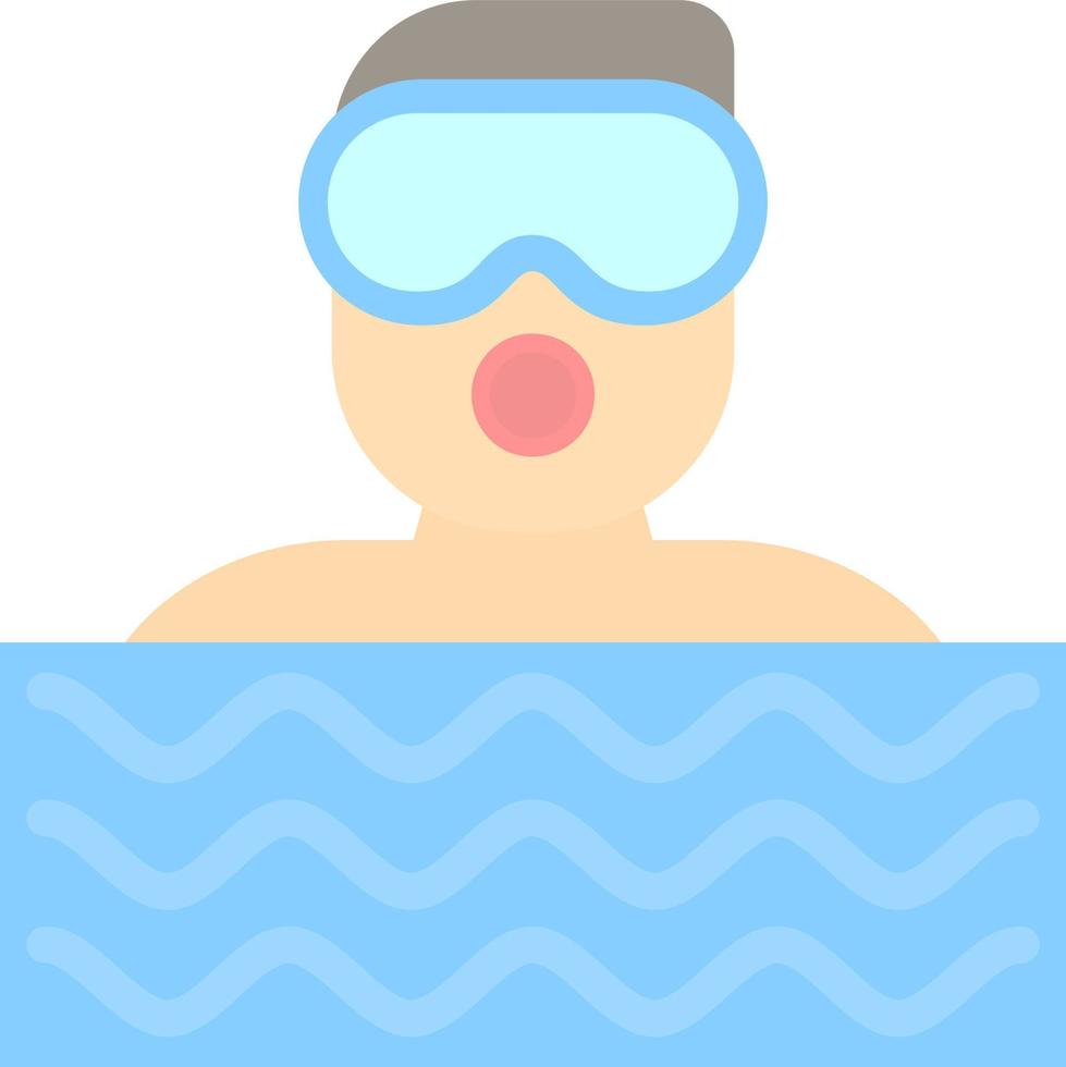 Diver Vector Icon Design