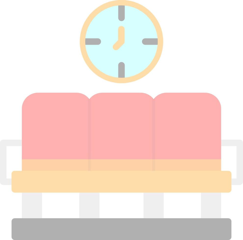 Waiting Area Vector Icon Design