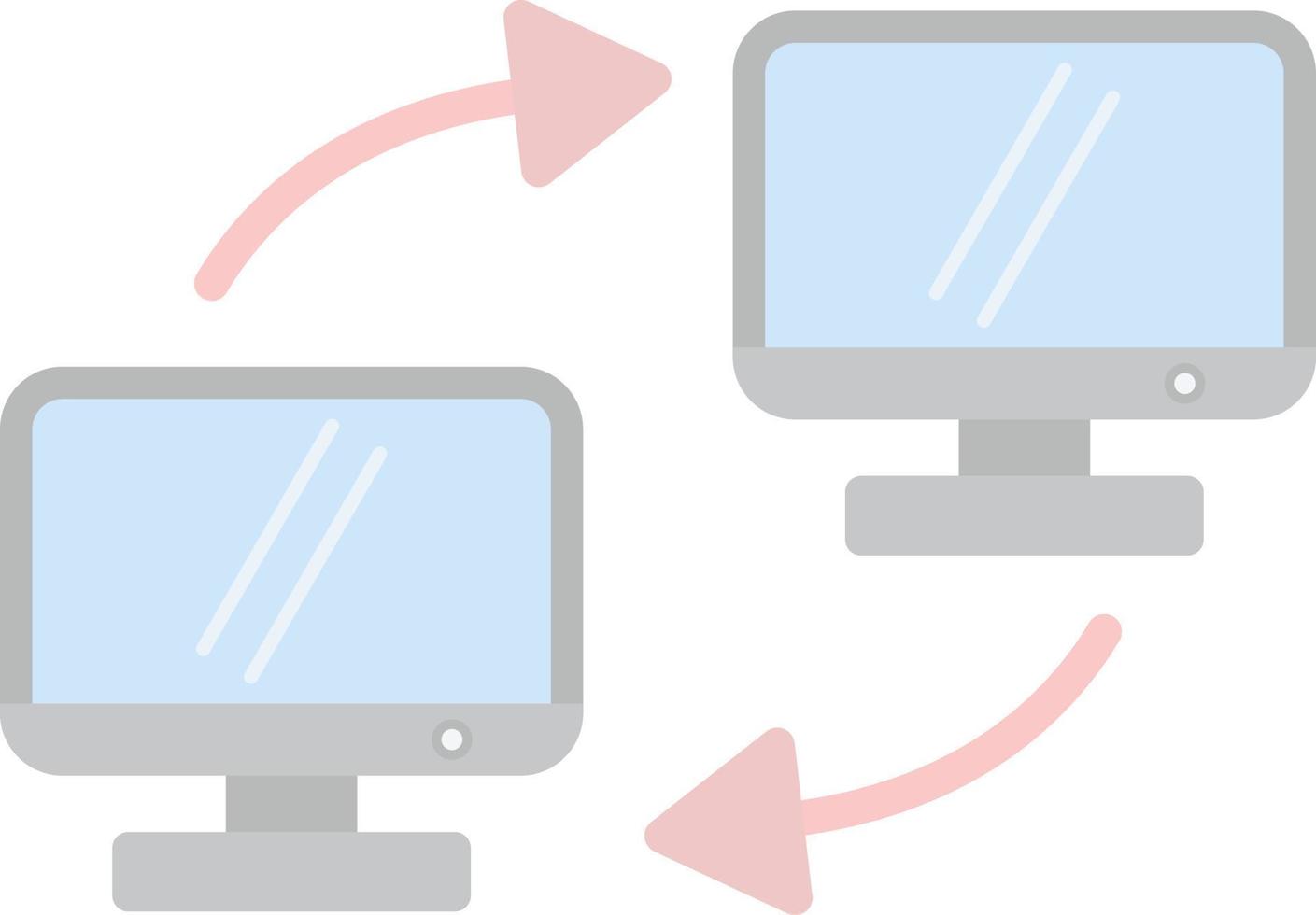 Data Transferred Vector Icon Design