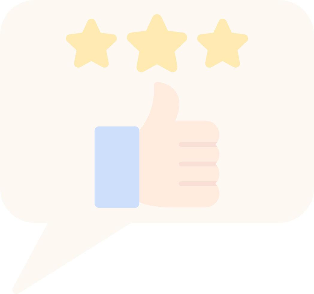 Good Feedback Vector Icon Design