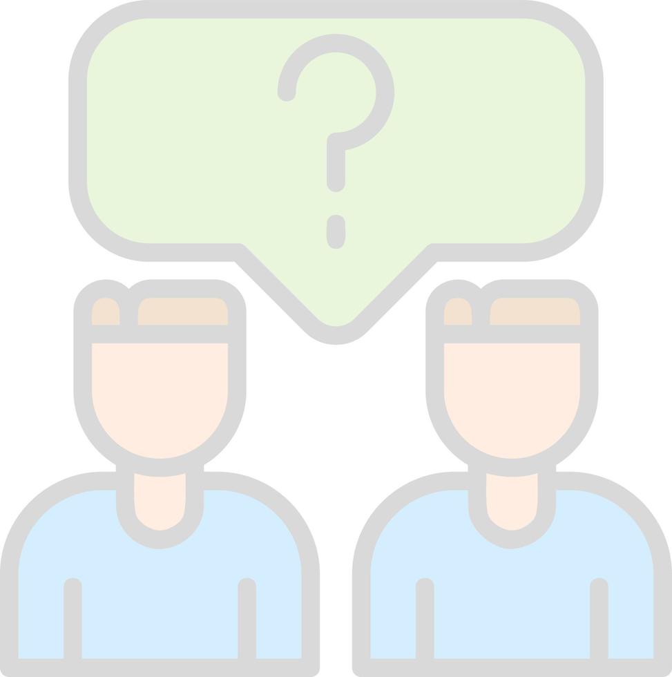 Question Vector Icon Design