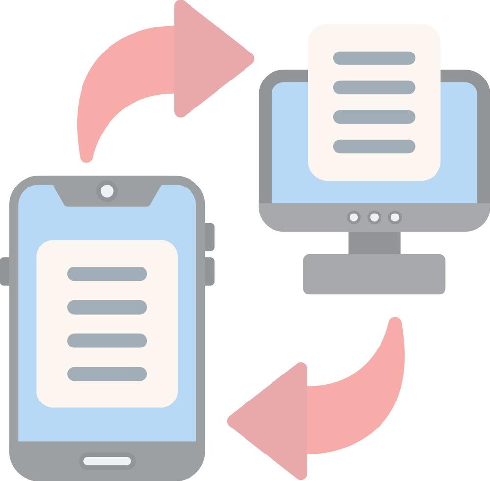 Data Transfer Vector Icon Design