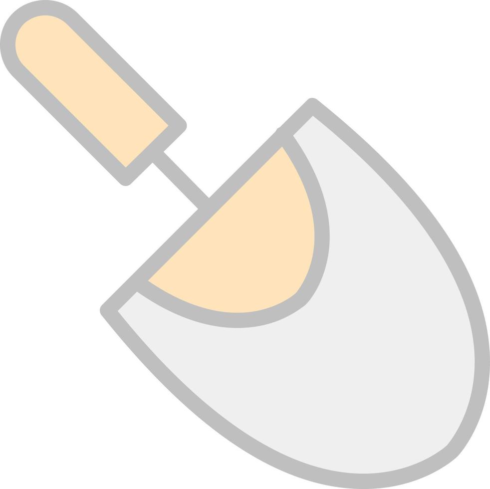 Trowel Vector Icon Design