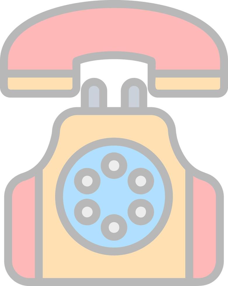 Telephone Vector Icon Design