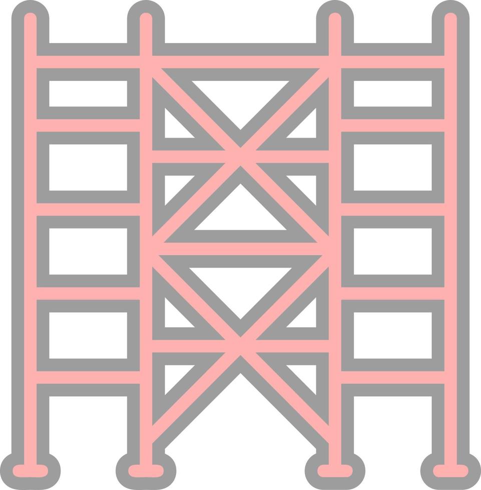 Scaffolding Vector Icon Design
