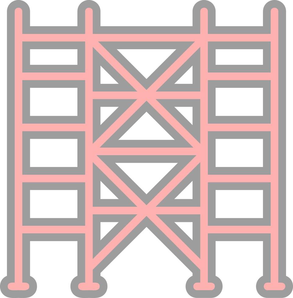 Scaffolding Vector Icon Design