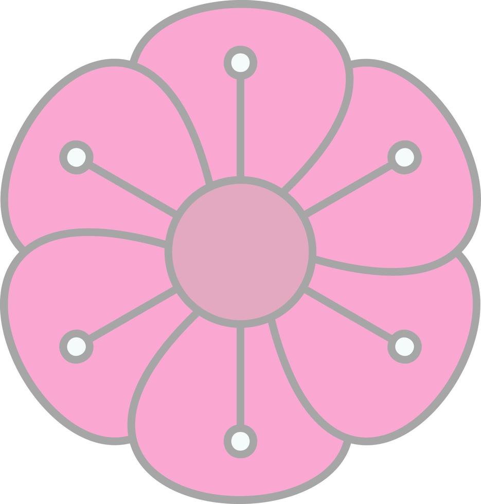 Dianthus Vector Icon Design